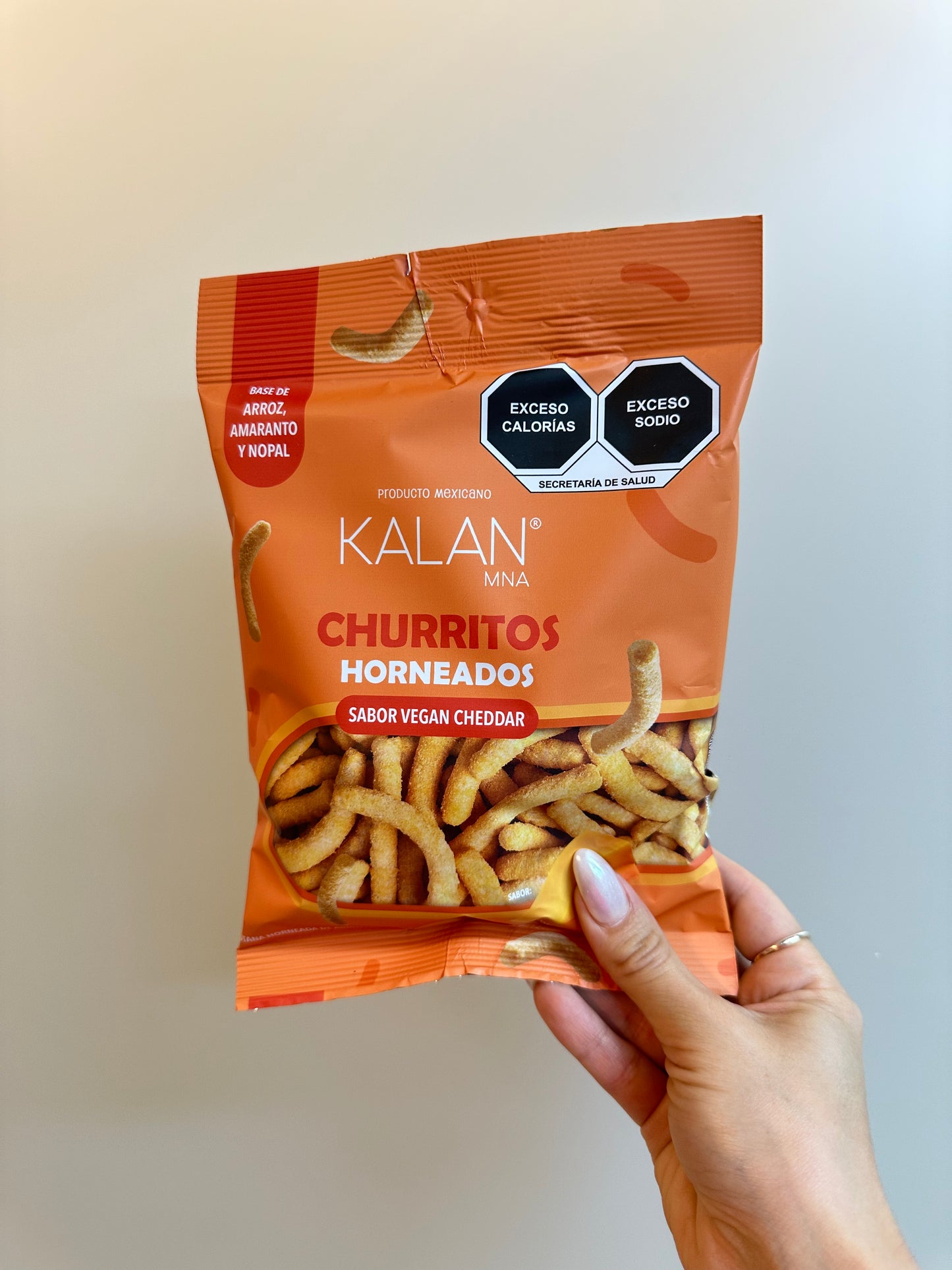 Churritos Horneados Vegan Cheddar