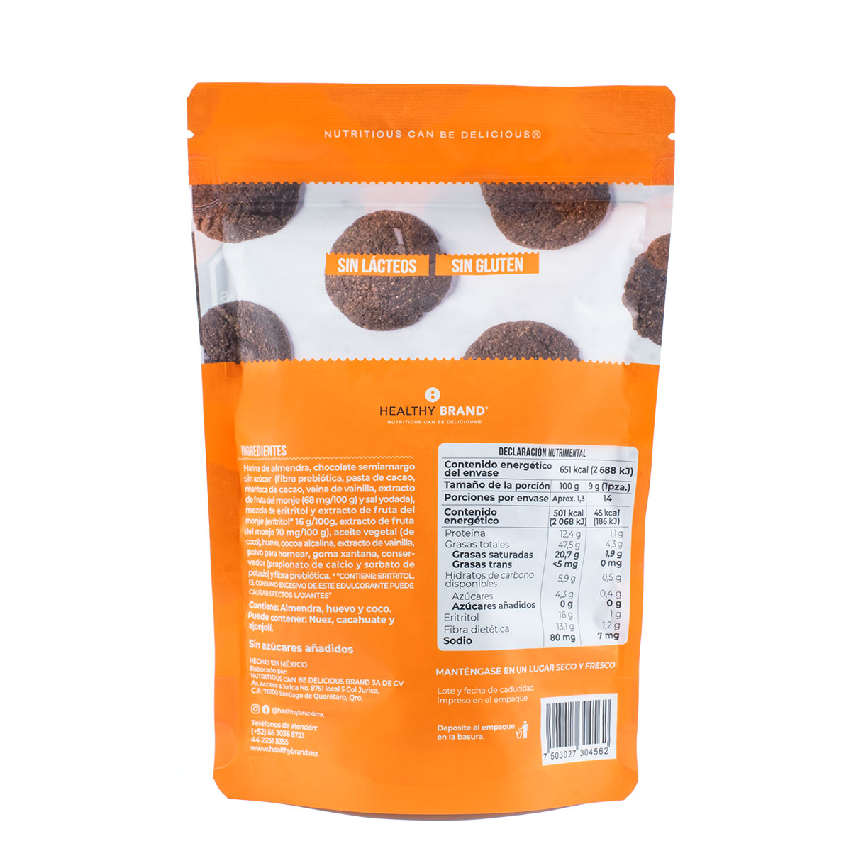 Galleta Chocolate Keto 126G