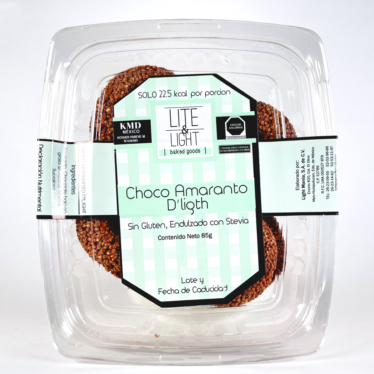 Healthy Cookie Choco Amaranto (Sin Gluten)