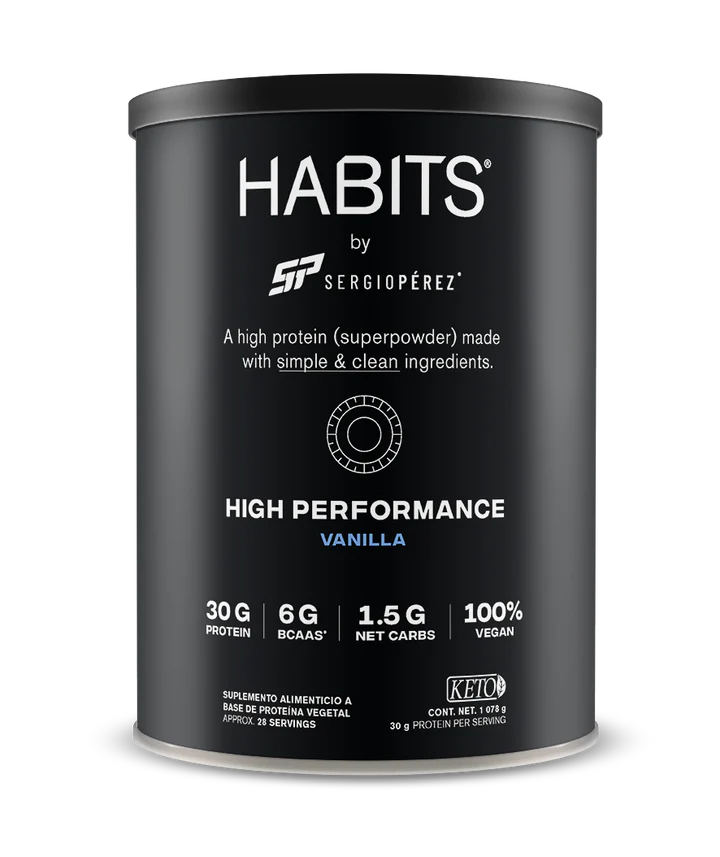 Habits by Sergio Pérez High Performance Vainilla- 1078g