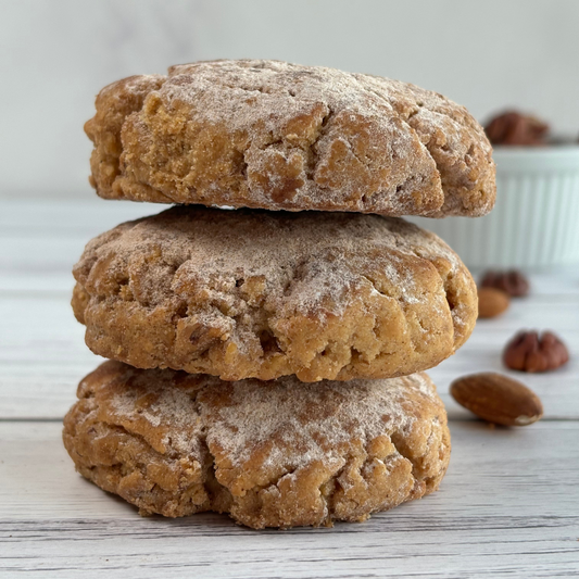 Polvorones de Nuez y Almendra sin Huevo