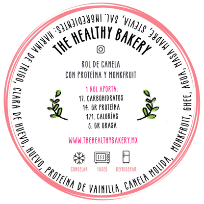 Rol de Canela con Proteína y Monkfruit