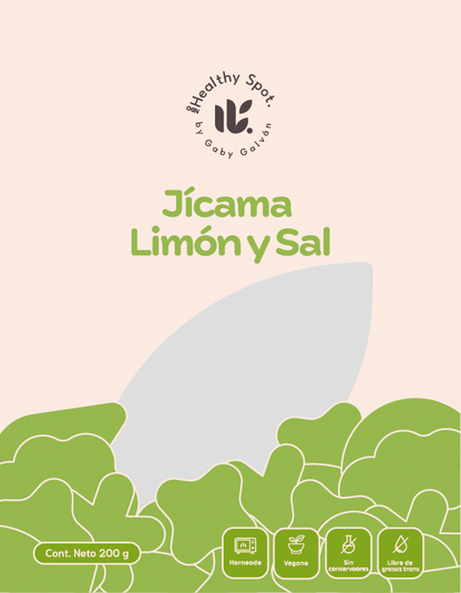 Chips Horneadas de Jícama Limón y Sal