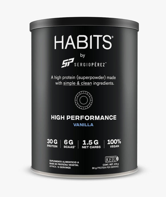 Habits by Sergio Pérez High Performance Vainilla- 578g