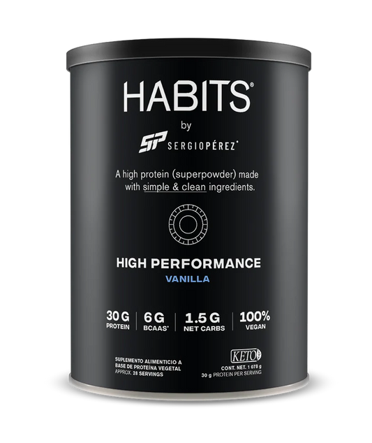 Habits by Sergio Pérez High Performance Vainilla- 1078g
